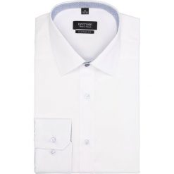 Koszula bexley 2603 długi rękaw custom fit biały. Białe koszule męskie Recman, m, bez wzorów, bez kołnierzyka, z długim rękawem. Za 139,00 zł.
