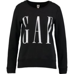 Bluzy rozpinane damskie: GAP LOGO CREW Bluza true black