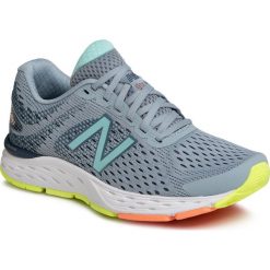 Buty NEW BALANCE - W680CP6 Niebieski. Niebieskie buty sportowe damskie New Balance, bez wzorów, ze skóry ekologicznej, sportowe, do biegania. Za 349,00 zł.