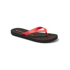 Oakley Japonki Frogskin Flip Flop Red Line Us 41. Czerwone klapki męskie marki Oakley, bez wzorów. W wyprzedaży za 68,00 zł.