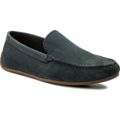 Mokasyny CLARKS - Reazor Edge 261319507 Navy Nubuck. Niebieskie mokasyny męskie Clarks, ze skóry, eleganckie. W wyprzedaży za 239,00 zł.