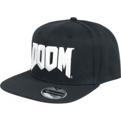 Doom Logo Czapka Snapback czarny/biały. Białe czapki z daszkiem damskie marki TRIBORD, z bawełny. Za 99,90 zł.