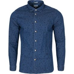 Koszula Pepe Jeans. Czarne koszule męskie xl, bez wzorów, z jeansu, bez kołnierzyka, z długim rękawem. Za 169,00 zł.