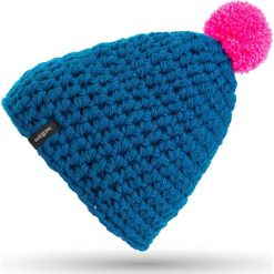 Czapki damskie: Woox Czapka Ręcznie Robiona Unisex |Handmade| Różowa Ehara Beanie – – – 8595564781592