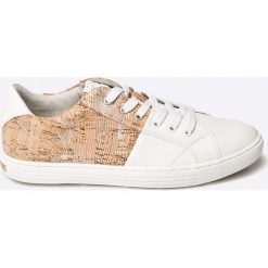 Marco Tozzi - Buty. Szare buty sportowe damskie marki Marco Tozzi, z materiału. W wyprzedaży za 99,90 zł.