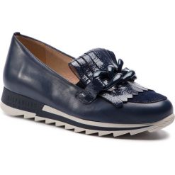 Półbuty HISPANITAS - Bali-V9 HV98509 Jeans. Niebieskie półbuty damskie Hispanitas, na co dzień, bez wzorów, z jeansu, bez obcasa, na płaskiej podeszwie, bez zapięcia. W wyprzedaży za 339,00 zł.