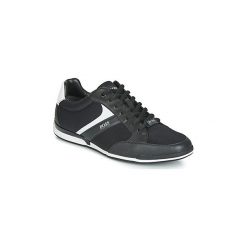 Buty BOSS Athleisure SATURN LOWP METH. Czarne trampki męskie BOSS Athleisure, bez wzorów, bez zapięcia. Za 659,00 zł.