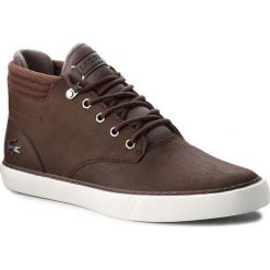Sneakersy LACOSTE - Esparre Winter C 318 3 Cam 7-36CAM00222E2 Dk Brw/Brw. Pomarańczowe sneakersy męskie Lacoste, na co dzień, bez wzorów, ze skóry, eleganckie, bez zapięcia. W wyprzedaży za 369,00 zł.