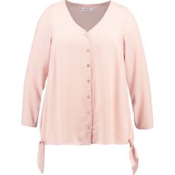 Bluzki asymetryczne: Evans V NECK BUTTON Bluzka dusty pink