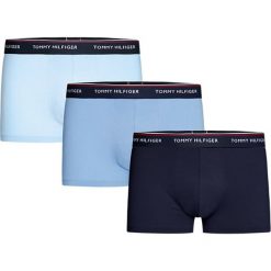 Komplet 3 par bokserek TOMMY HILFIGER 3P 1U87903842. Bokserki męskie TOMMY HILFIGER, bez wzorów, z elastanu. W wyprzedaży za 129,00 zł.