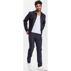 Dżinsowa kurtka - Regular fit - w kolorze granatowym. Niebieskie kurtki męskie marki Cross Jeans, m, z denimu. W wyprzedaży za 136,95 zł.