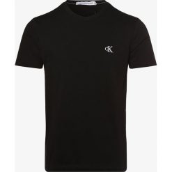 Calvin Klein Jeans - T-shirt męski, czarny. Czarne t-shirty męskie Calvin Klein Jeans, m, z haftami, z jeansu, bez kołnierzyka. Za 139,95 zł.
