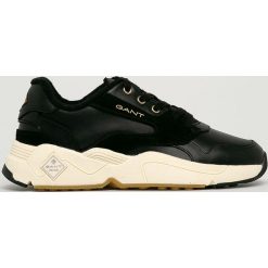 Gant - Buty skórzane Nicewill. Czarne buty sportowe damskie GANT, bez wzorów, ze skóry, sportowe. Za 569,90 zł.