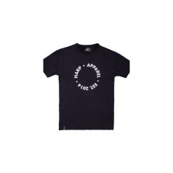 T-shirt Harp Apparel. Czarne t-shirty męskie Harp Team, xxl, z nadrukiem, z bawełny, bez kołnierzyka. Za 99,00 zł.