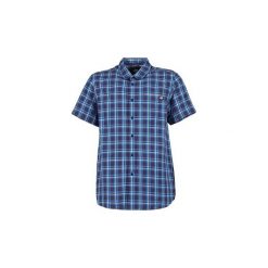 Koszule z krótkim rękawem Dickies VINTON. Niebieskie koszule męskie marki Dickies, s, bez wzorów, bez kołnierzyka, z krótkim rękawem. Za 159,20 zł.