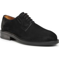Półbuty GANT - Flairville 21633998 Black G00. Czarne półbuty męskie GANT, na co dzień, bez wzorów, ze skóry, eleganckie, bez zapięcia. Za 629,00 zł.