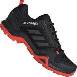 Czarne Buty adidas Terrex AX3 Gtx M G26578. Czarne buty sportowe męskie Adidas, na jesień, z tkaniny, bez zapięcia, wspinaczkowe, adidas terrex, gore-tex. W wyprzedaży za 529,00 zł.