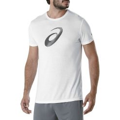 Asics GPX SS Top Tee 155241-0014. Białe t-shirty męskie Asics, m, z poliesteru. W wyprzedaży za 69,99 zł.