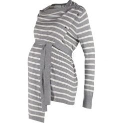Kardigany damskie: JoJo Maman Bébé BRETON Kardigan silver ecru