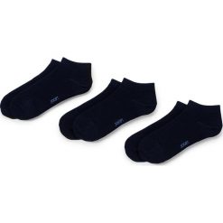 Zestaw 3 par niskich skarpet damskich JOOP! - Soft Cotton Sneaker 760.001 Navy 3000. Niebieskie skarpetki damskie JOOP!, bez wzorów, z elastanu. Za 59,00 zł.