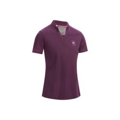 T-shirty damskie: Koszulka polo PL500 Mesh fiole