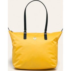 Tommy Hilfiger - Torebka. Czerwone torby damskie na zakupy TOMMY HILFIGER, bez wzorów, ze skóry ekologicznej, duże, bez dodatków. W wyprzedaży za 249,90 zł.