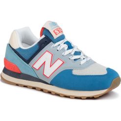Sneakersy NEW BALANCE - ML574SOS Niebieski. Niebieskie sneakersy męskie New Balance, bez zapięcia. Za 349,00 zł.