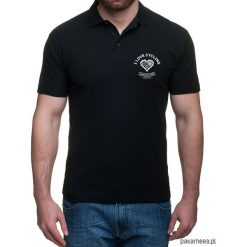 Koszulka polo. I love cycling. Czarne koszulki męskie Pakamera, m, z nadrukiem, bez rękawów. Za 99,00 zł.