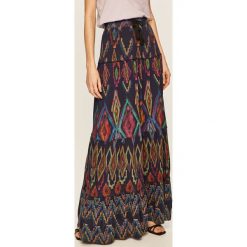 Desigual - Spódnica. Niebieskie spódniczki damskie Desigual, na co dzień, s, bez wzorów, z wiskozy, casualowe, maxi, proste. W wyprzedaży za 239,90 zł.