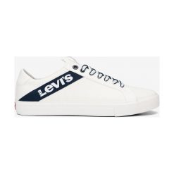 Levi's Woodward Tenisówki Biały. Białe trampki męskie Levi's®, bez wzorów, ze skóry, bez zapięcia. Za 288,95 zł.