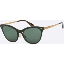 Ray-Ban - Okulary Blaze Cat Eye. Żółte okulary przeciwsłoneczne damskie marki Ray-Ban. Za 599,90 zł.