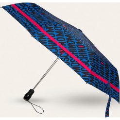 Moschino - Parasol. Niebieskie parasole MOSCHINO, bez wzorów. W wyprzedaży za 299,90 zł.
