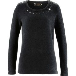 Swetry damskie: Sweter bonprix czarny