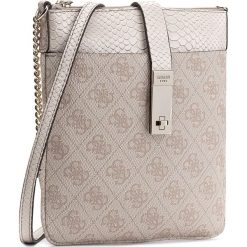 Torebka GUESS - Nissana (SP) Mini-Bag HWSP67 86700 STO. Brązowe listonoszki damskie marki Guess, z aplikacjami. W wyprzedaży za 219,00 zł.
