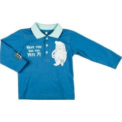 Mmdadak Chłopięca Koszulka Yeti 86 Turkusowy. Niebieskie t-shirty chłopięce marki Mmdadak, z długim rękawem. Za 33,00 zł.