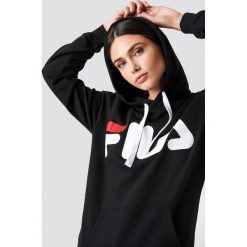 FILA Bluza z kapturem Classic Logo - Black. Czarne bluzy rozpinane damskie Fila, s, z nadrukiem, z długim rękawem, długie, z kapturem. Za 242,95 zł.