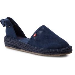 Espadryle BIG STAR - DD274A189 Navy. Niebieskie espadryle damskie BIG STAR, bez wzorów, z tworzywa sztucznego, bez obcasa, na koturnie. Za 109,00 zł.