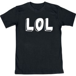 T-shirty damskie: LOL Koszulka dziecięca czarny