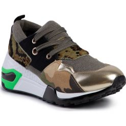 Sneakersy STEVE MADDEN - Cliff SM11000185-04005-163 Gold Multi. Szare półbuty damskie Steve Madden, z zamszu. W wyprzedaży za 439,00 zł.