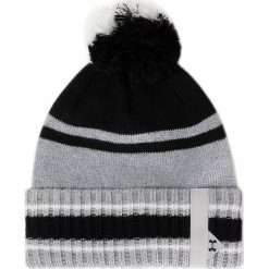 Czapka UNDER ARMOUR - Sportstyle Pom Beanie 1343167-014 Gray. Szare czapki męskie Under Armour, na zimę, bez wzorów, z elastanu. W wyprzedaży za 89,00 zł.