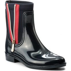 Kalosze TOMMY HILFIGER - Odette 12R2 FW0FW01939 RWB 020. Niebieskie buty zimowe damskie marki TOMMY HILFIGER, z materiału. W wyprzedaży za 249,00 zł.