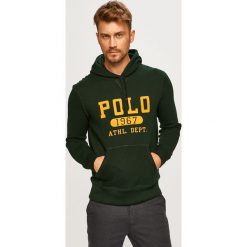 Polo Ralph Lauren - Bluza. Zielone bluzy męskie xl, z aplikacjami, z bawełny, z kapturem. W wyprzedaży za 499,90 zł.