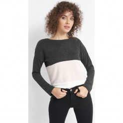 Lekki sweter w pasy. Szare swetry oversize damskie marki Orsay, s, z dzianiny. Za 49,99 zł.