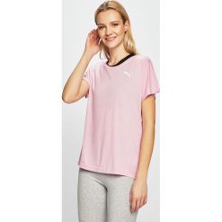 Puma - Top. Różowe topy damskie marki Puma, s, z poliesteru, z okrągłym kołnierzem. Za 99,90 zł.