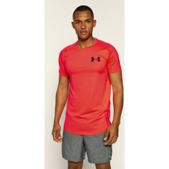 Koszulka techniczna Under Armour Ua Mk-1 Emboss 1345248. Pomarańczowe koszulki męskie Under Armour, xl, bez wzorów, sportowe, polo, bez rękawów. W wyprzedaży za 109,00 zł.