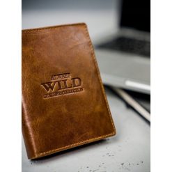 Portfel męski skórzany Always Wild N4-CRU brązowy - Brązowy. Pomarańczowe portfele męskie ALWAYS WILD, bez wzorów. Za 49,99 zł.