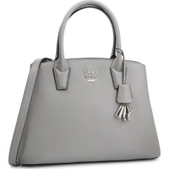 Torebka DKNY - Hutton-Th Satchel-Pe R84DA846 GRG. Szare torebki klasyczne damskie DKNY, bez wzorów, ze skóry, klasyczne, bez dodatków. Za 1279,00 zł.