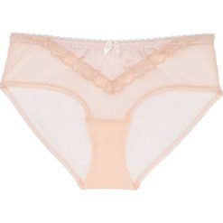 Majtki damskie: Figi „panty” bonprix pudrowy