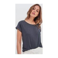 T-shirt damski. Żółte bluzki damskie Promod, uniwersalny, bez wzorów, z tkaniny, bez kołnierzyka. Za 79,90 zł.
