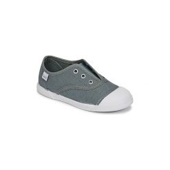 Buty Dziecko Citrouille et Compagnie RIVIALELLE. Szare trampki dziewczęce Citrouille et Compagnie, bez wzorów, bez zapięcia. Za 71,20 zł.